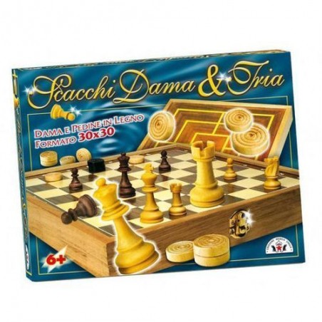 INGROSSO SCACCHI DAMA TRIA 30X30