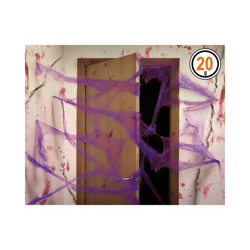RAGNATELA 20GR VIOLA EAN 8422259096245 INGROSSO DECORAZIONI HALLOWEEN