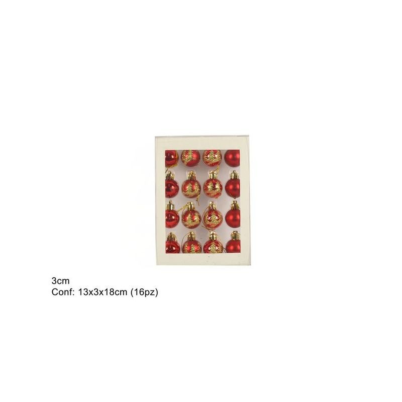PALLINE 3CM SET 16PZ DECORATE ROSSO ORO EAN 8033113937422 INGROSSO PALLINE DI NATALE E PUNTALI PALLINE 3CM SET 16PZ DECORATE ROSSO ORO EAN 8033113937422 INGROSSO PALLINE DI NATALE E PUNTALI