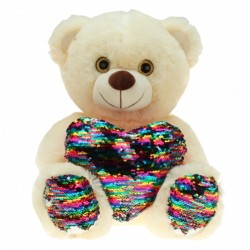 INGROSSO PELUCHE ORSO C/CUORE PA