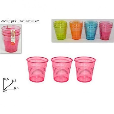INGROSSO BICCHIERE PLASTICA SET
