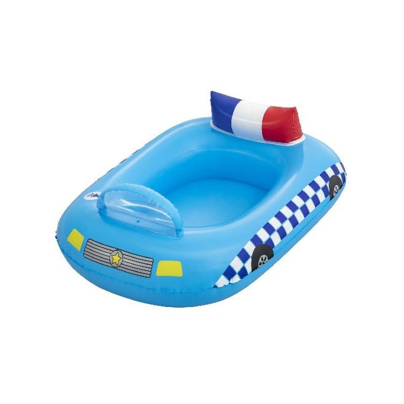 BARCHETTA AUTO POLIZIA 97X74CM GONF. C/ALTOPARLANTE INCORPORATO EAN  INGROSSO CANOTTI E REMI