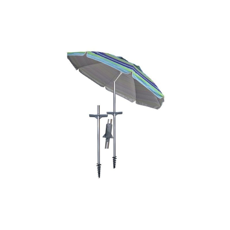 OMBRELLONE ALASSIO 240/8 POLY/SILVER EAN 8032894809294 INGROSSO OMBRELLONI