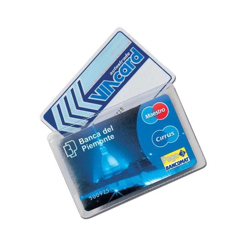 CLASSIC CARD - PORTACARD A 2 SCOMP (100) EAN 8015915009996 INGROSSO PORTA DOCUMENTI TASCABILI