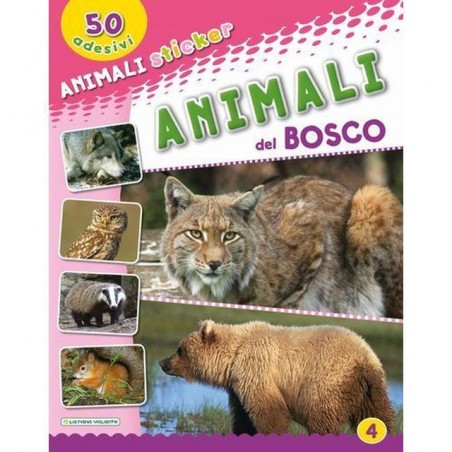 INGROSSO LIBRO ANIMALI STICKER A