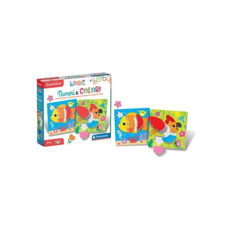 SAPIENTINO LOGIC NUMERI E COLORI EAN  INGROSSO GIOCHI SAPIENTINO