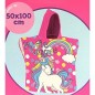 PONCHO UNICORNO EAN 8054708355698 INGROSSO TELI MARE E STUOIE