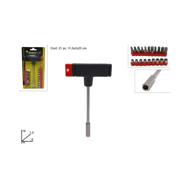 AVVITATORE MANUALE CON ACCESSORI 11-TSD3 EAN 8034048610091 INGROSSO ARNESI LAVORO E ACCESSORI