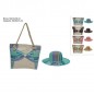 BORSA + CAPPELLO MARE IN PAGLIA FANTASIA EAN 8034048631898 INGROSSO BORSE MARE
