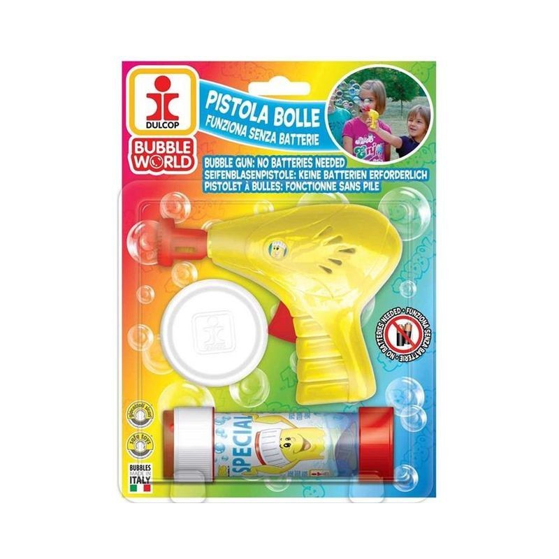 CLASSIC BUBBLE GUN - PICCOLA BLISTER EAN  INGROSSO BOLLE SAPONE E ACCESSORI