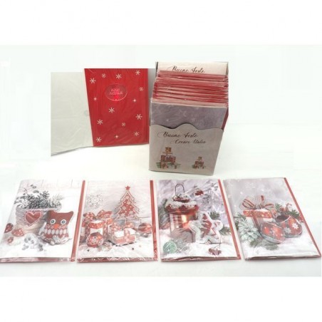 INGROSSO BIGLIETTO NATALE C/B +