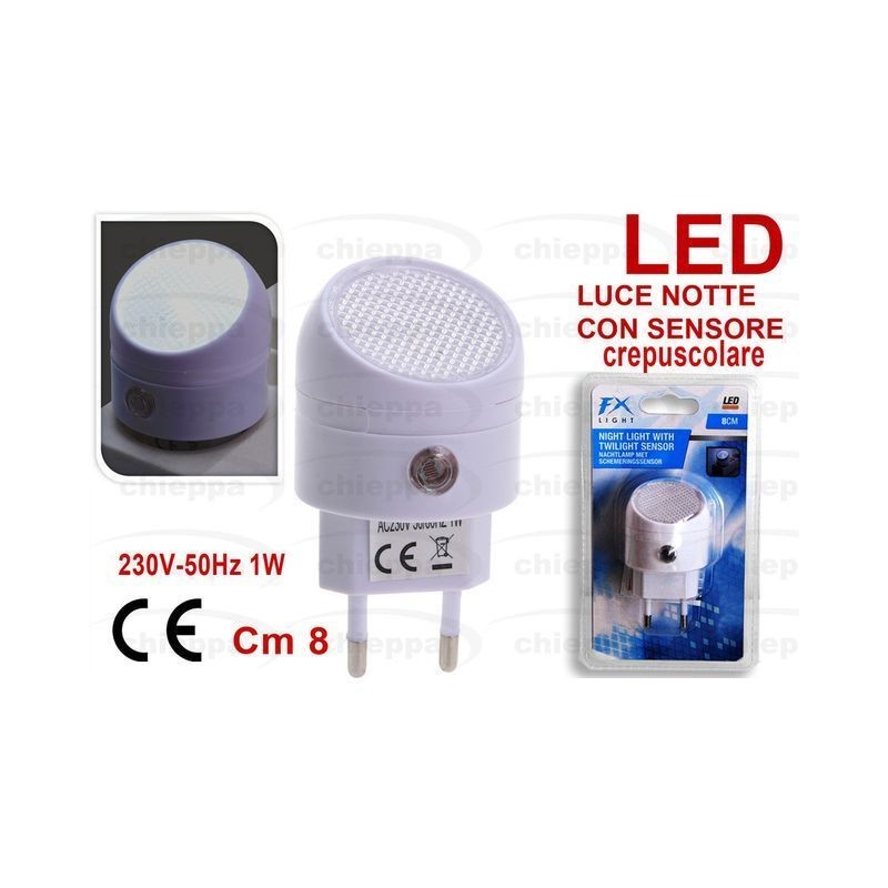 LUCE NOTTE LED C/SENSORE EAN 8719987461774 INGROSSO LAMPADE