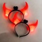 CERCHIETTO CORNA C/LUCE 2ASS EAN 8021029345042 INGROSSO CAPPELLI E CERCHIETTI HALLOWEEN