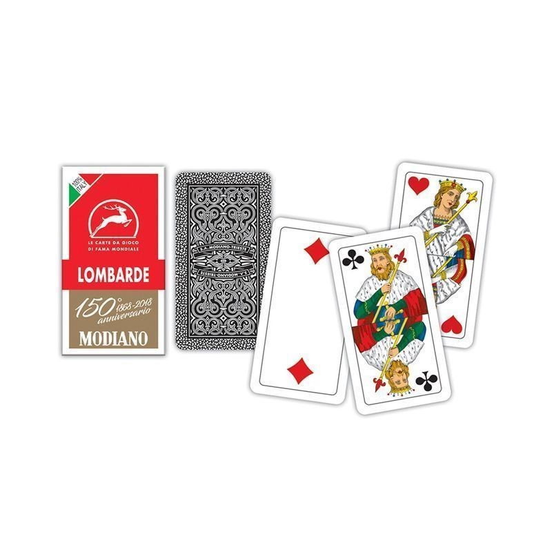 CARTE LOMBARDE MODIANO EAN 8003080000740 INGROSSO CARTE DA GIOCO