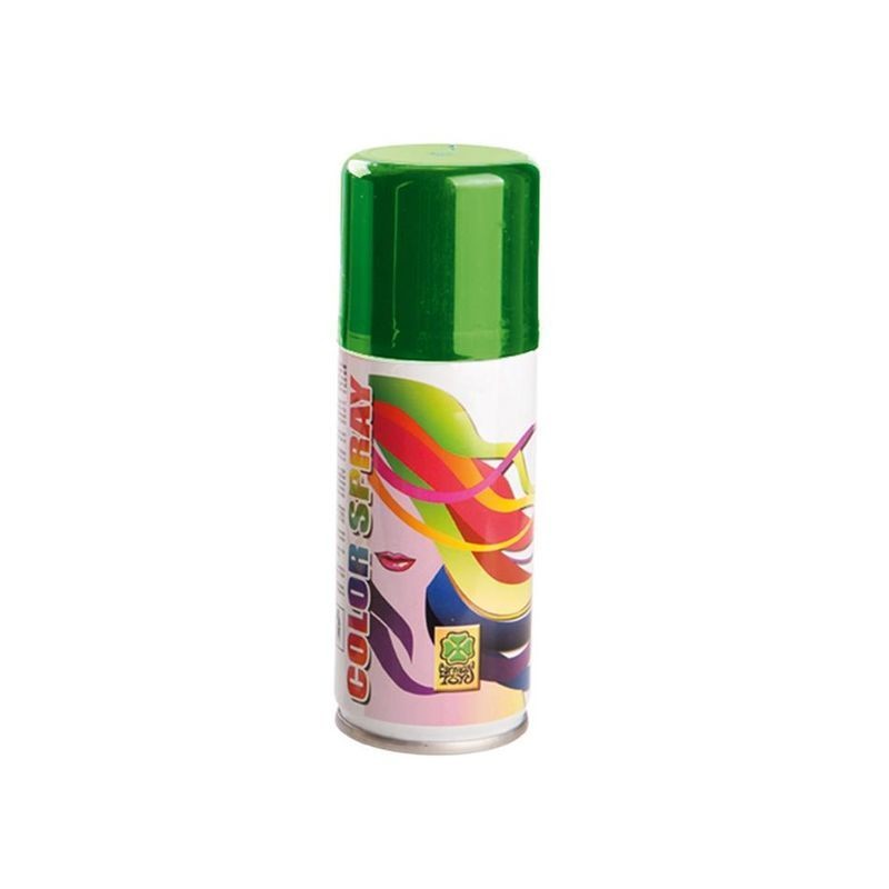 COLOR SPRAY PER CAPELLI 100ML VERDE EAN  INGROSSO BOMBOLETTE SPRAY CARNEVALE
