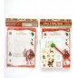 SET 2 FOGLI LETTERA+BUSTA+F/BUSTA C/MAT EAN 8021029843425 INGROSSO BIGLIETTI NATALIZI