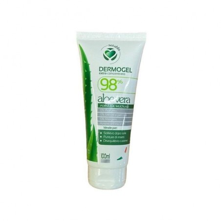 DERMOGEL ALOE VERA 98% 100ML EAN 8058951025711 INGROSSO PRODOTTI PER LA SALUTE