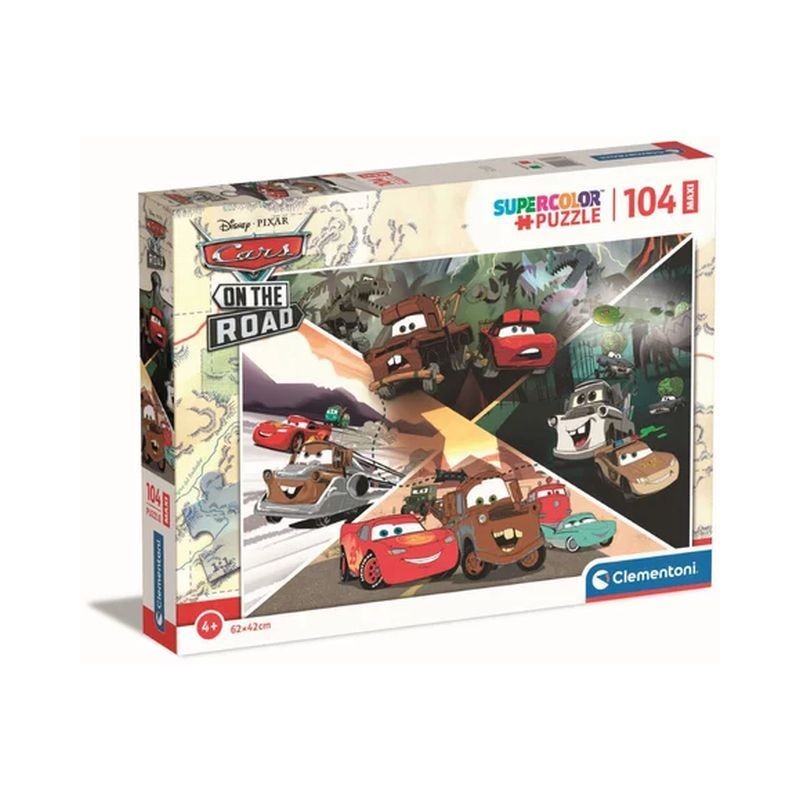 PUZZLE MAXI PZ.104 CARS O/THE ROAD 23774 EAN 8005125237746 INGROSSO PUZZLE CLASSICI
