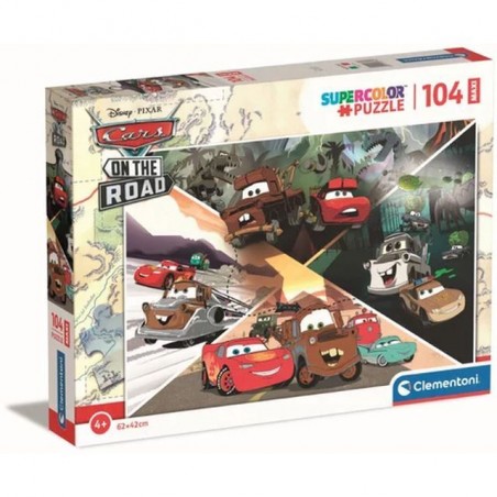 PUZZLE MAXI PZ.104 CARS O/THE ROAD 23774 EAN 8005125237746 INGROSSO PUZZLE CLASSICI