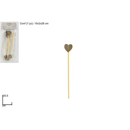 INGROSSO SPILLONE CUORE LEGNO 3C