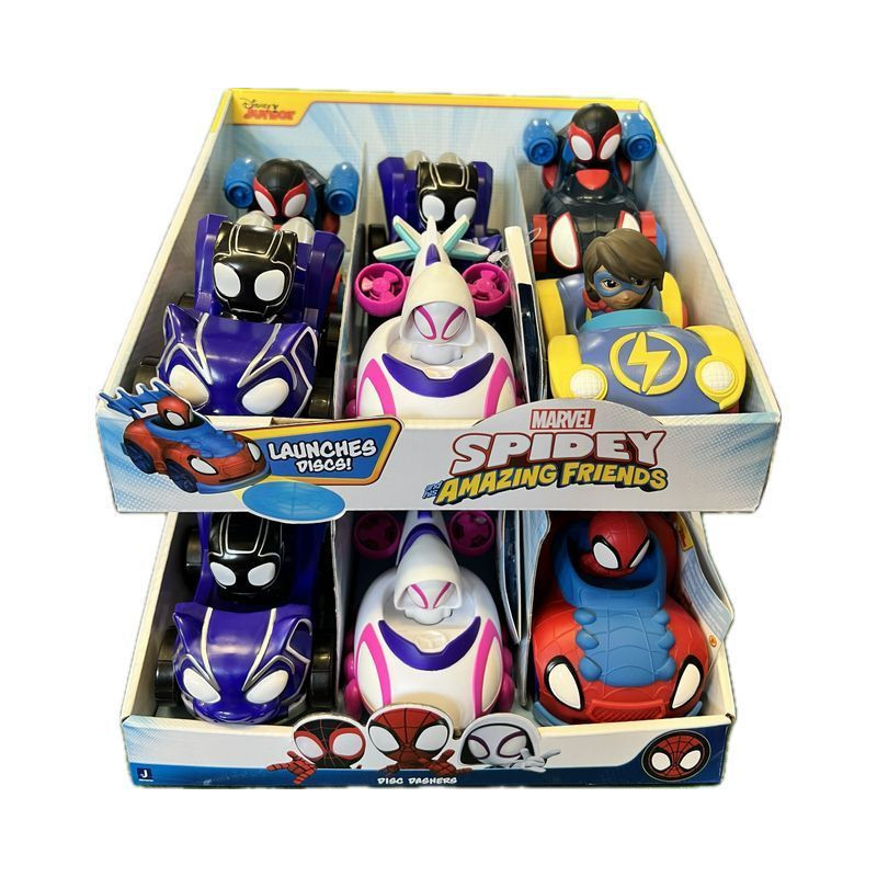 SPIDEY VEICOLI LANCIADISCHI ASS EAN 8059571758645 INGROSSO PERSONAGGI SUPEREROI MARVEL