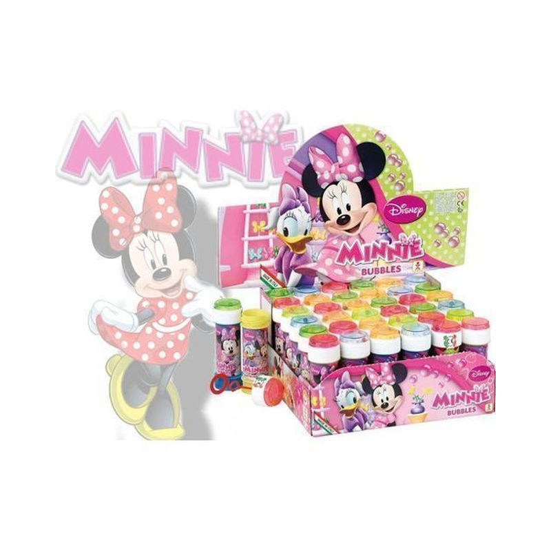 MINNIE BOLLE SAPONE - 4ASS. C.36 D.4CM H.11,5CM 60ML SENZA KATHON EAN  INGROSSO BOLLE SAPONE E ACCESSORI