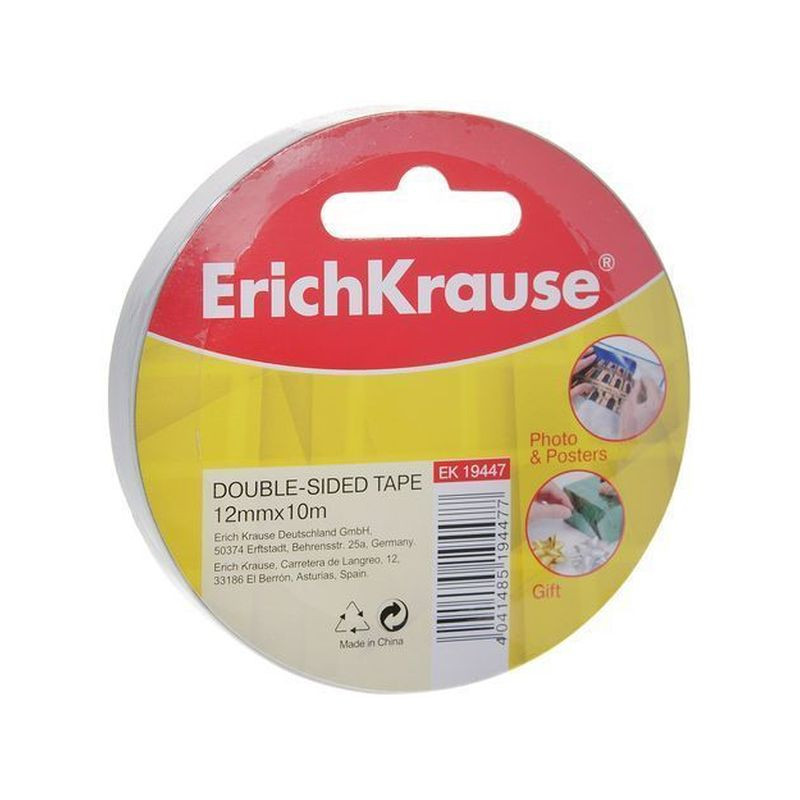 NASTRO BIADESIVO EK 12MM X 10M EAN 4041485194477 INGROSSO NASTRI ADESIVI