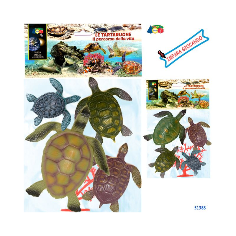 BUSTA TARTARUGHEIL PERCORSO DELLA VITAAS EAN  INGROSSO BUSTE ANIMALI GIOCATTOLO