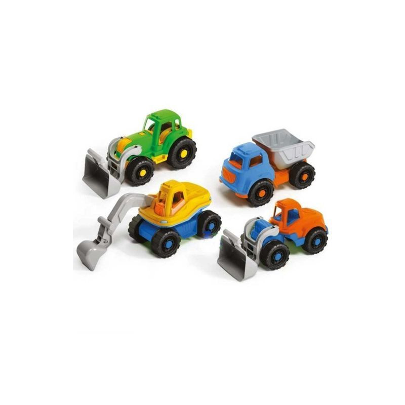 SET STRONG RUSPA+ESCAVATORE+CAMION+TRATT EAN  INGROSSO MEZZI E BARCHETTE