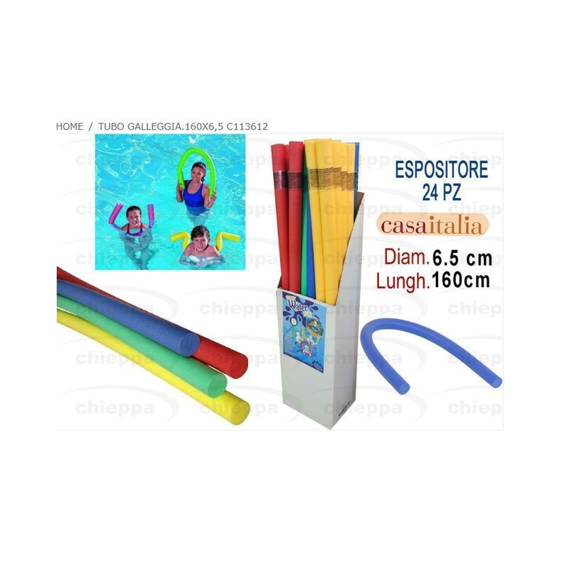 TUBO GALLEGGIANTE 160X6,5 EAN 8026758121615 INGROSSO TUBI PISCINA