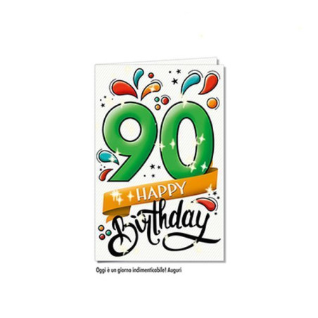 INGROSSO BIGLIETTO 90 ANNI NU.84