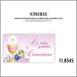BIGLIETTI BOMBONIERE COMUNIONE 20PZ EAN 8001608554508 INGROSSO BIGLIETTI COMPLEANNO